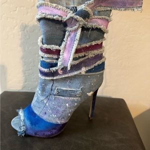 Hand-painted boots